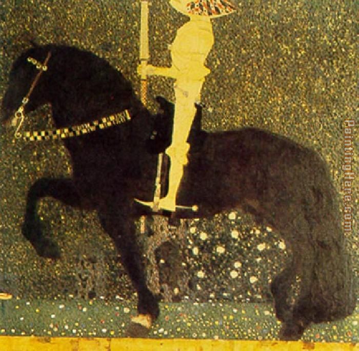 The Gold Cavalier painting - Gustav Klimt The Gold Cavalier art painting